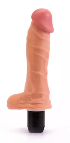 Vibrating Dildo Real Flexi 14 x 4cm – 3/4