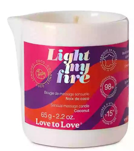 Massagekerze Light my fire 65g Kokosnuss