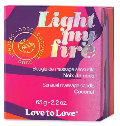 Massagekerze Light my fire 65g Kokosnuss – 2/2