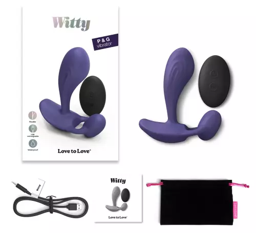 Vibrierende Prostatamassager Witty 9 x 3,1cm – 7/7