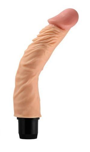 Vibrator Real Flexi 19 x 4cm Fleischfarben