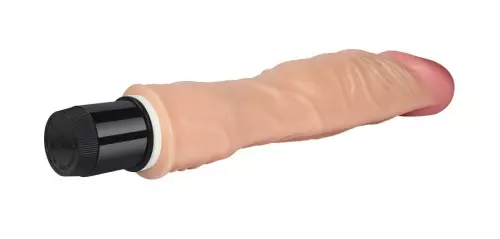 Vibrating Dildo Real Flexi 19 x 4cm Flesh – 4/6