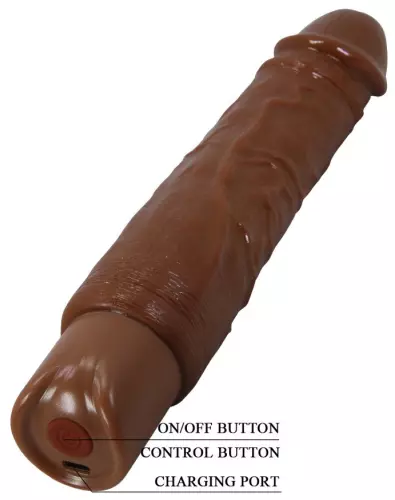 Vibrator Rufus Braun 20 x 4,3cm – 7/8