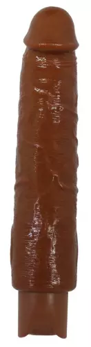 Vibrierdildo Soren Braun 22 x 4,7cm – 1/8