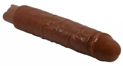Vibrierdildo Soren Braun 22 x 4,7cm – 5/8