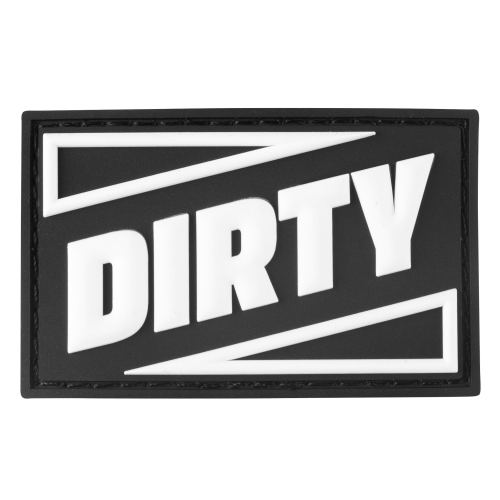 Tag DIRTY mit Klettverschluss