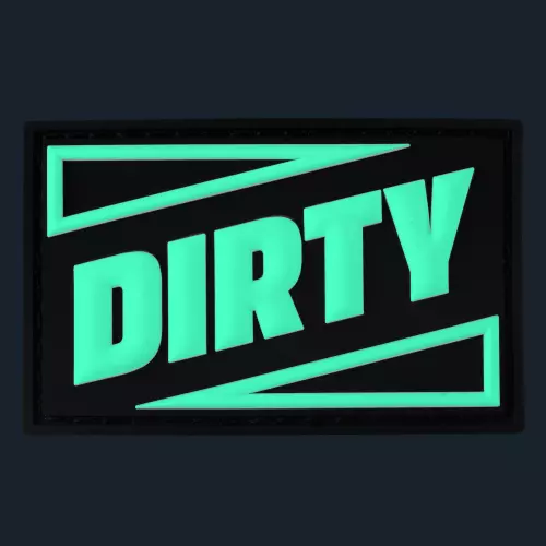 Tag DIRTY mit Klettverschluss – 2/3