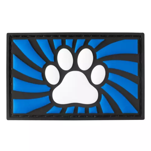 Tag Paw mit Klettverschluss Blau – 1/3