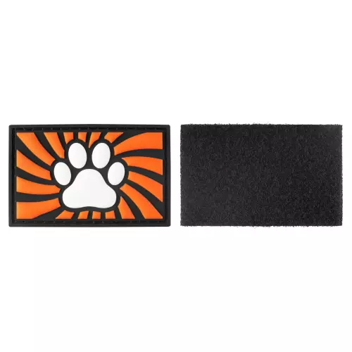 Tag Paw mit Klettverschluss Orange – 3/3