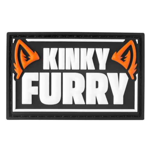 Tag Kinky Furry mit Klettverschluss