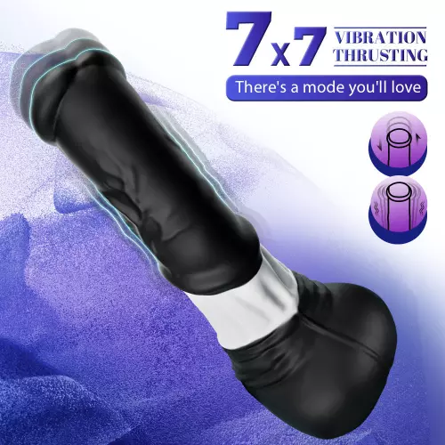 Horskor Thrusting Vibrating Dildo 22 x 5.2cm – 5/6