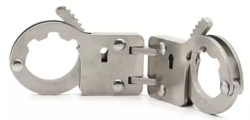 Fingy Restrict Jointed Thumb Cuffs Metal – 8/13