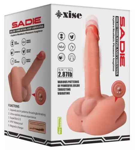 Sadie Vibrating Penis Masturbator 16.5 x 4.5cm – 2/11