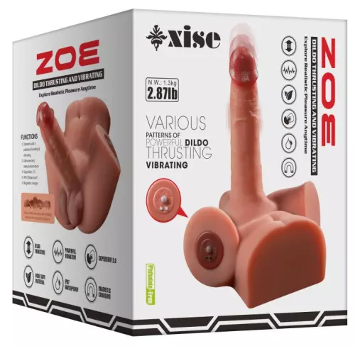 Zoe Vibrating Penis Masturbator 16.5 x 4.5cm – 2/8