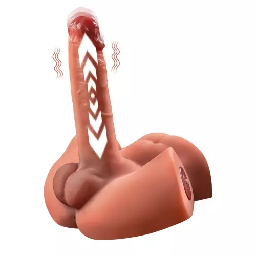 Zoe Vibrating Penis Masturbator 16.5 x 4.5cm – 7/8