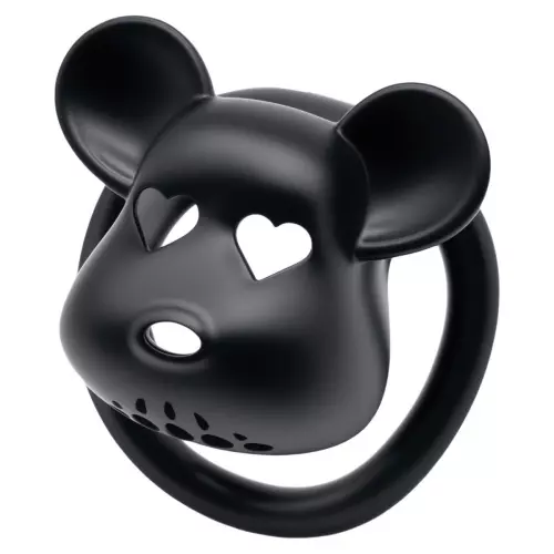 Keuschheitskäfig Bear Lock 5 x 3,1 cm Schwarz – 1/3