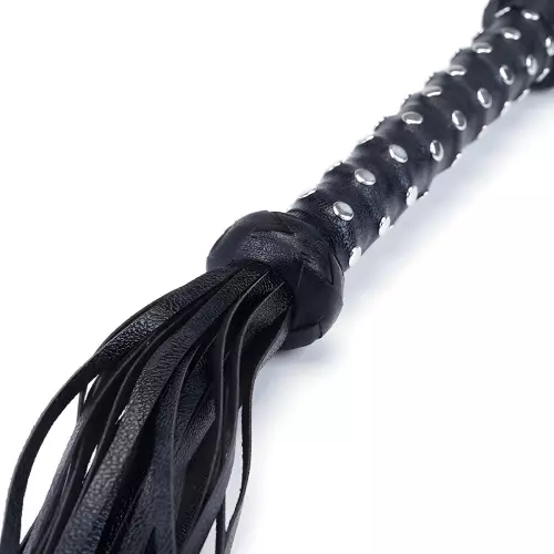 Leren Peddel Leathal 66cm Zwart – 4/6
