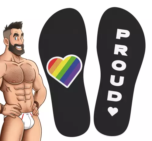 Hoge sokken Pride Proud Zwart – 2/4