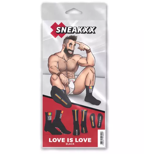 Socken Love is Love Schwarz – 4/4