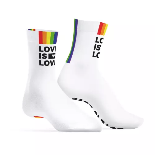 Sokken Love is Love Wit – 1/4