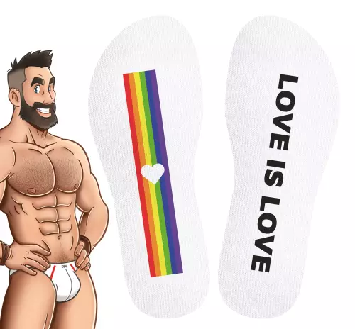 Sokken Love is Love Wit – 2/4