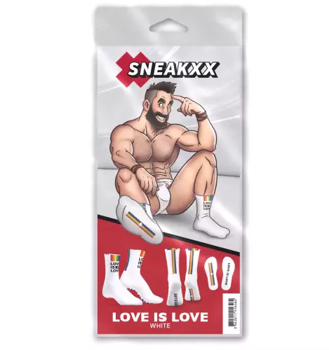 Sokken Love is Love Wit – 4/4