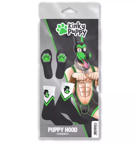 Puppy Hood Socks Green – 3/3