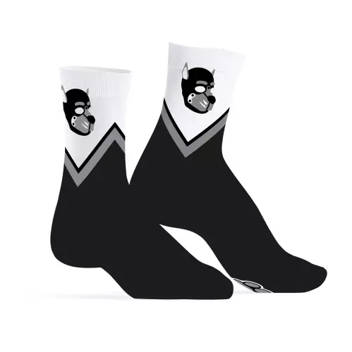 Puppy Hood Socks Grey – 1/3