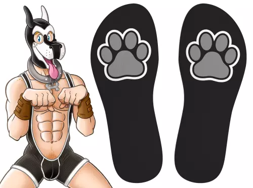 Puppy Hood Socks Grey – 2/3