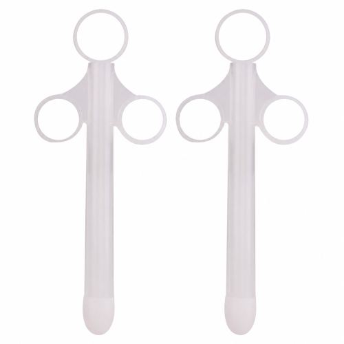 Set 2 Gleitgel-Pipetten Shoot perfect 10ml Weiß Einfuhr 10 x 1,5cm