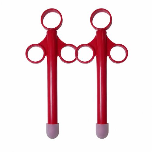 Set of 2 Shoot perfect Lubricant Pipettes 10ml Red Insertion 10 x 1.5cm