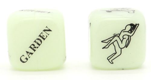 Naughty Dice Glow dark