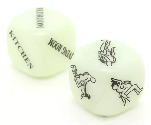 Glow Dark Naughty Dice – 8/9