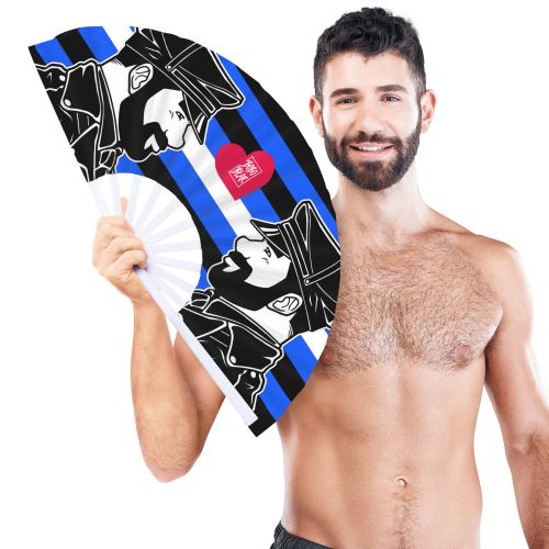 Leather profile Fan 64cm