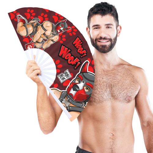 Giant Puppy Red Fan 64cm