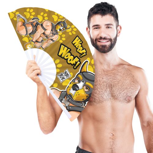Giant Puppy Yellow Fan 64cm