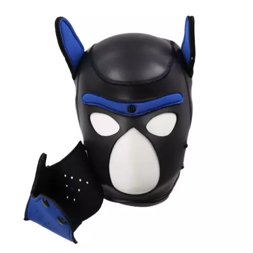 Maske PUPPY Neopren Blau – 3/8