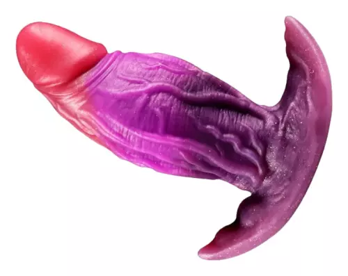 Fox Tail Plug Purplelien 10 x 4.2cm tail 41 cm black – 2/3