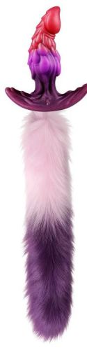 Drakonyx Dragon Fox Tail Plug 13 x 4.6cm Tail 40cm Rose-Violet