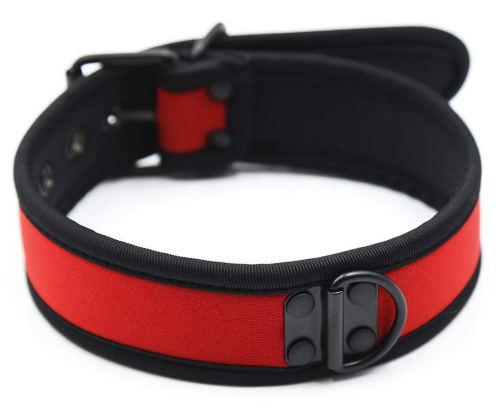 PUPPY Halsband Neopren Rot