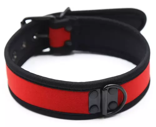 Halsband PUPPY Neopren Rot – 1/6
