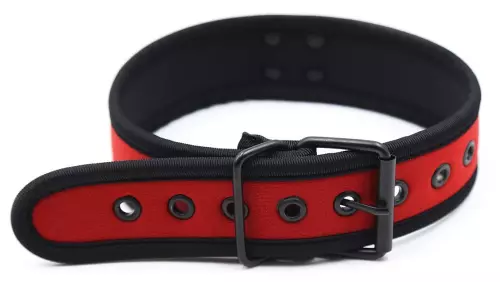 Halsband PUPPY Neopren Rot – 2/6