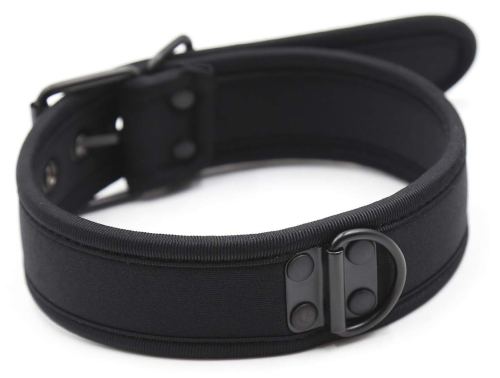 Halsband aus Neopren Schwarz