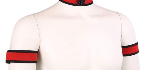 PUPPY Armbänder Neopren Rot
