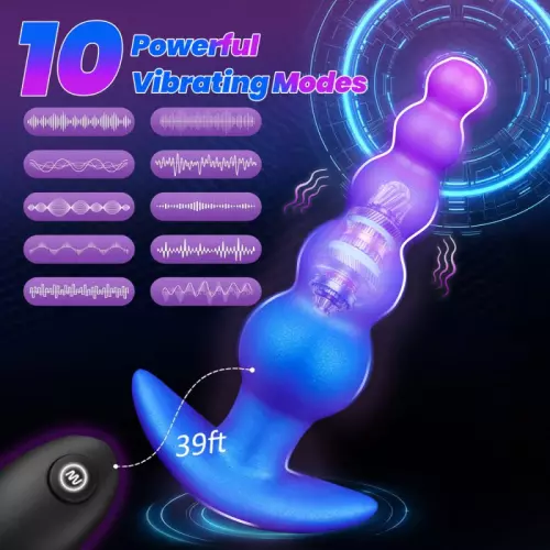 Bubblies Vibrating Plug 18 x 5.4cm – 3/5