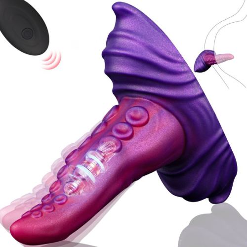 Tongtak Vibrating Tentacle Dildo 15 x 6cm