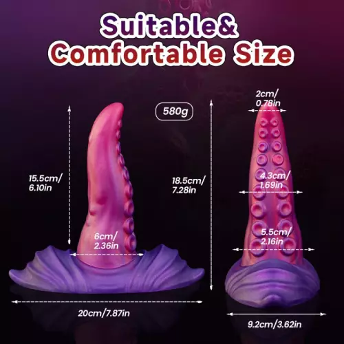 Tongtak Vibrating Tentacle Dildo 15 x 6cm – 9/9