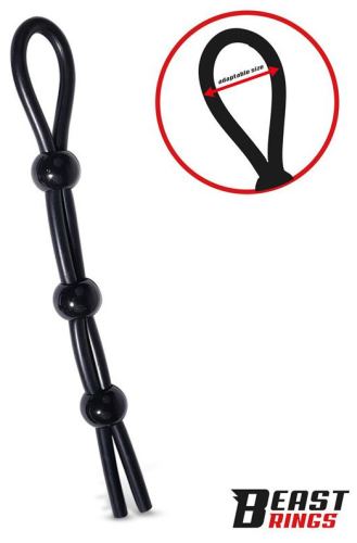 Multi Lasso Adjustable Cockring 3 Beads