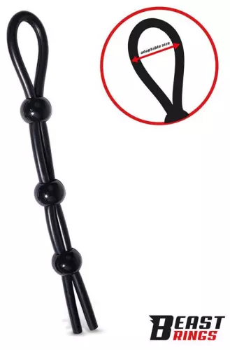 Cockring ajustable Multi Lasso 3 Billes – 1/3