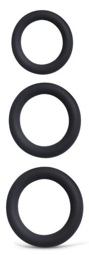 Set of 3 Perfoz Cockrings 28-40 mm Black